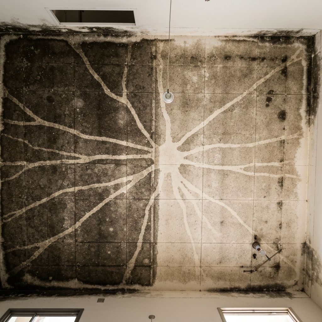 Possible mold-like growth on apartment ceiling