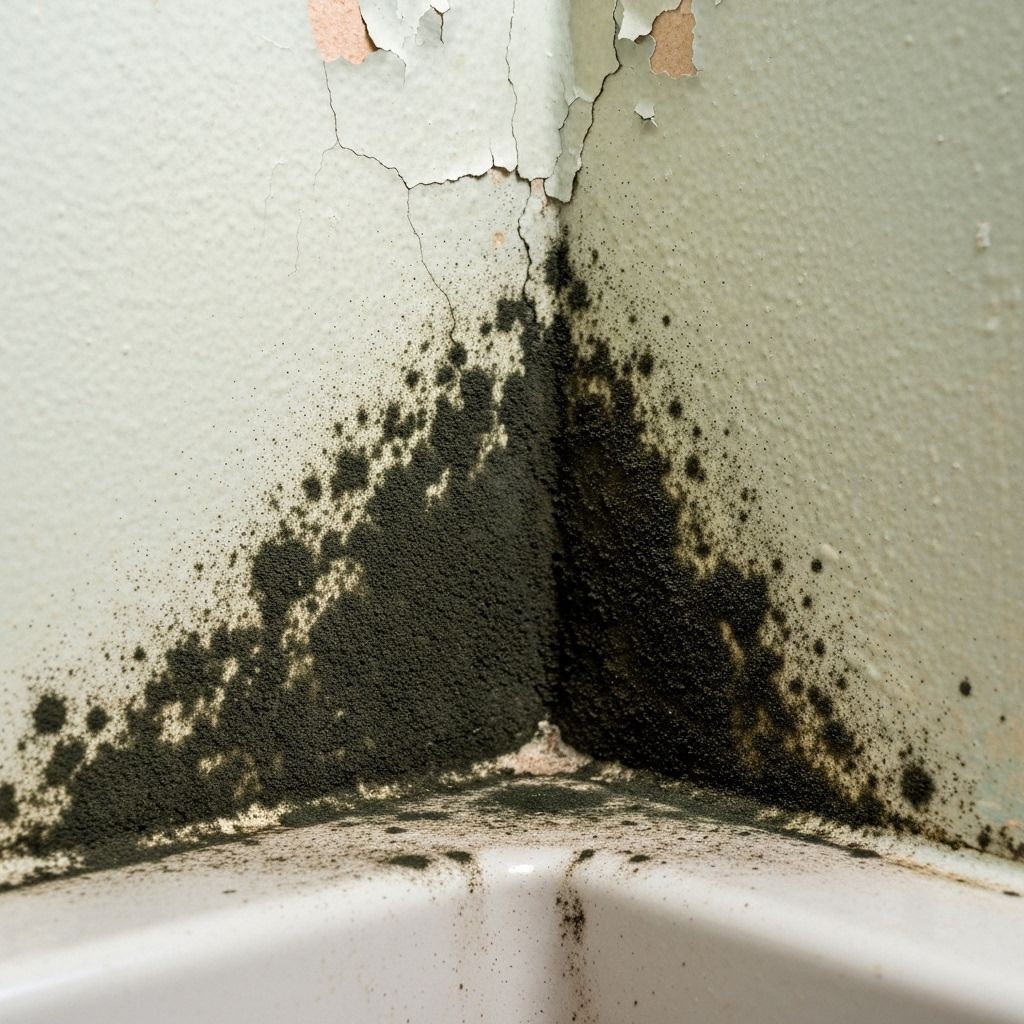 Possible mold-like growth on wall corner